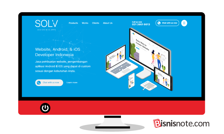 Jasa pembuatan aplikasi Solv Design, Sumber: bisnisnote.com