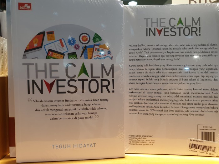 Buku The Calm Investor. Sumber Tokopedia
